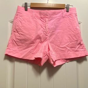Jcrew Chino hot pink shorts